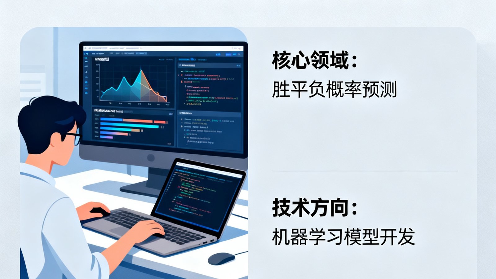数据科学家王竞，专攻胜平负概率预测与机器学习模型